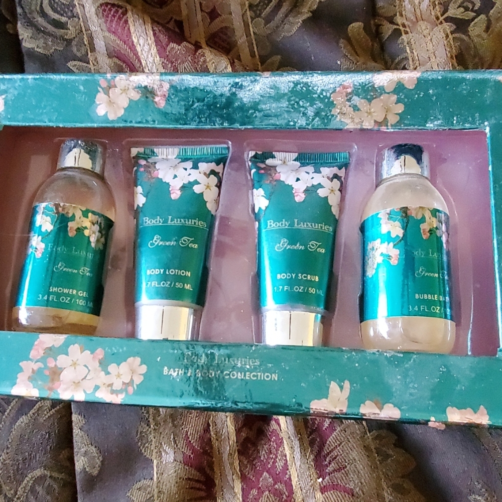 Spa package Fab And Boxedgreen Tea Set Freell Gift